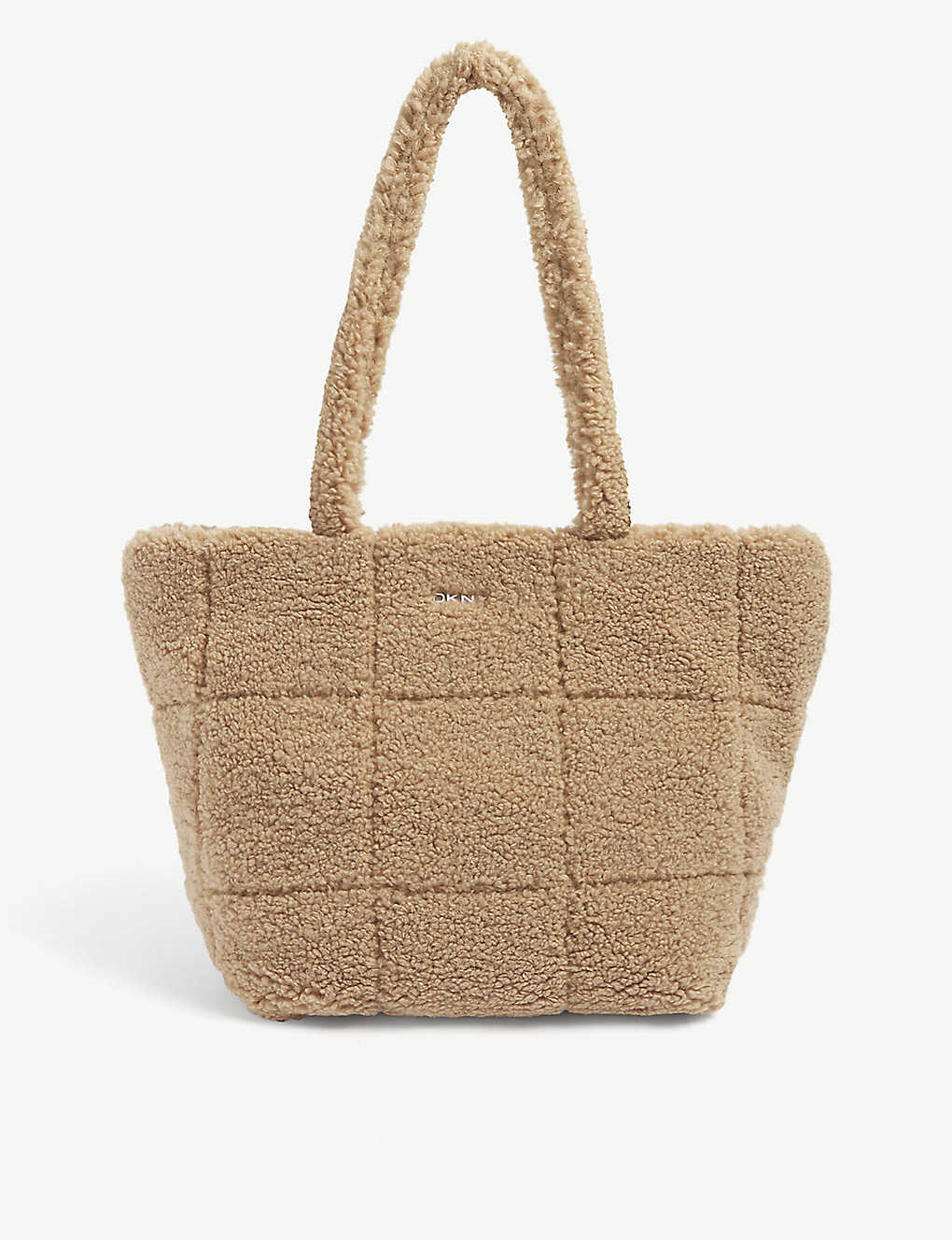 Poppy faux shearling tote bag(9401302)