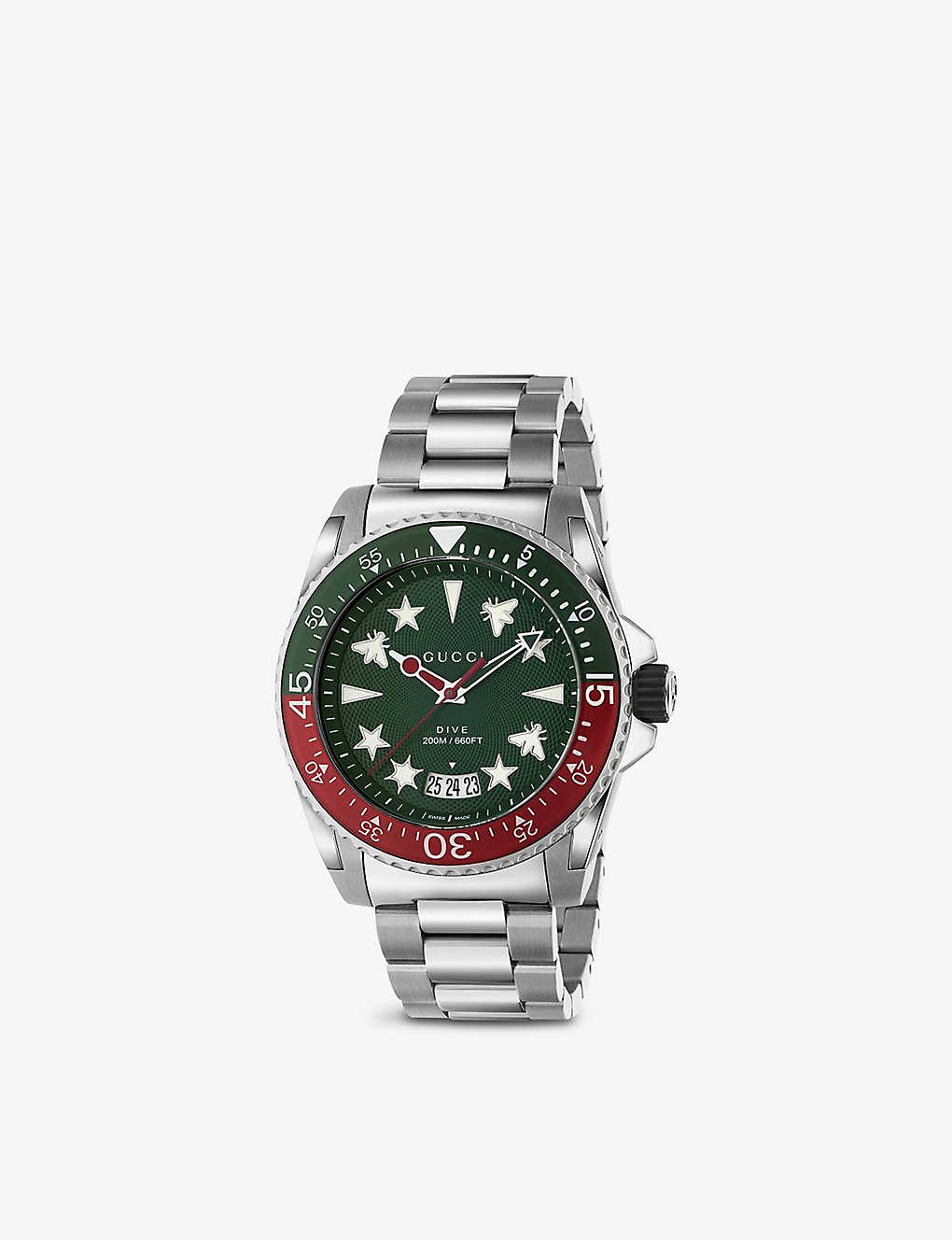 YA136222 Gucci Dive stainless steel quartz watch(9293441)