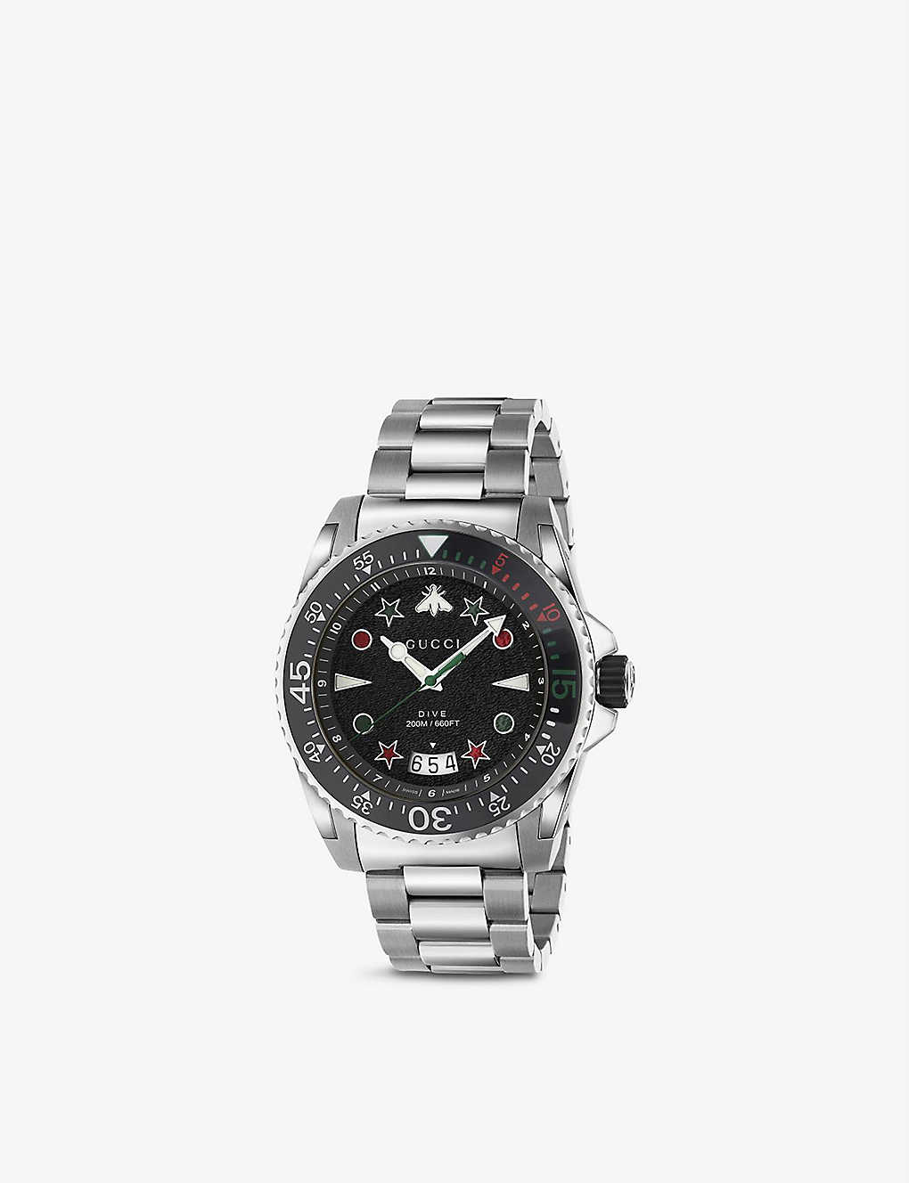 YA136221 Gucci Dive stainless steel quartz watch(9293439)