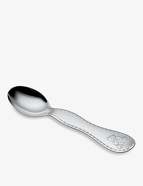 CHRISTOFLE: Charlie Bear silver-plated spoon 13cm