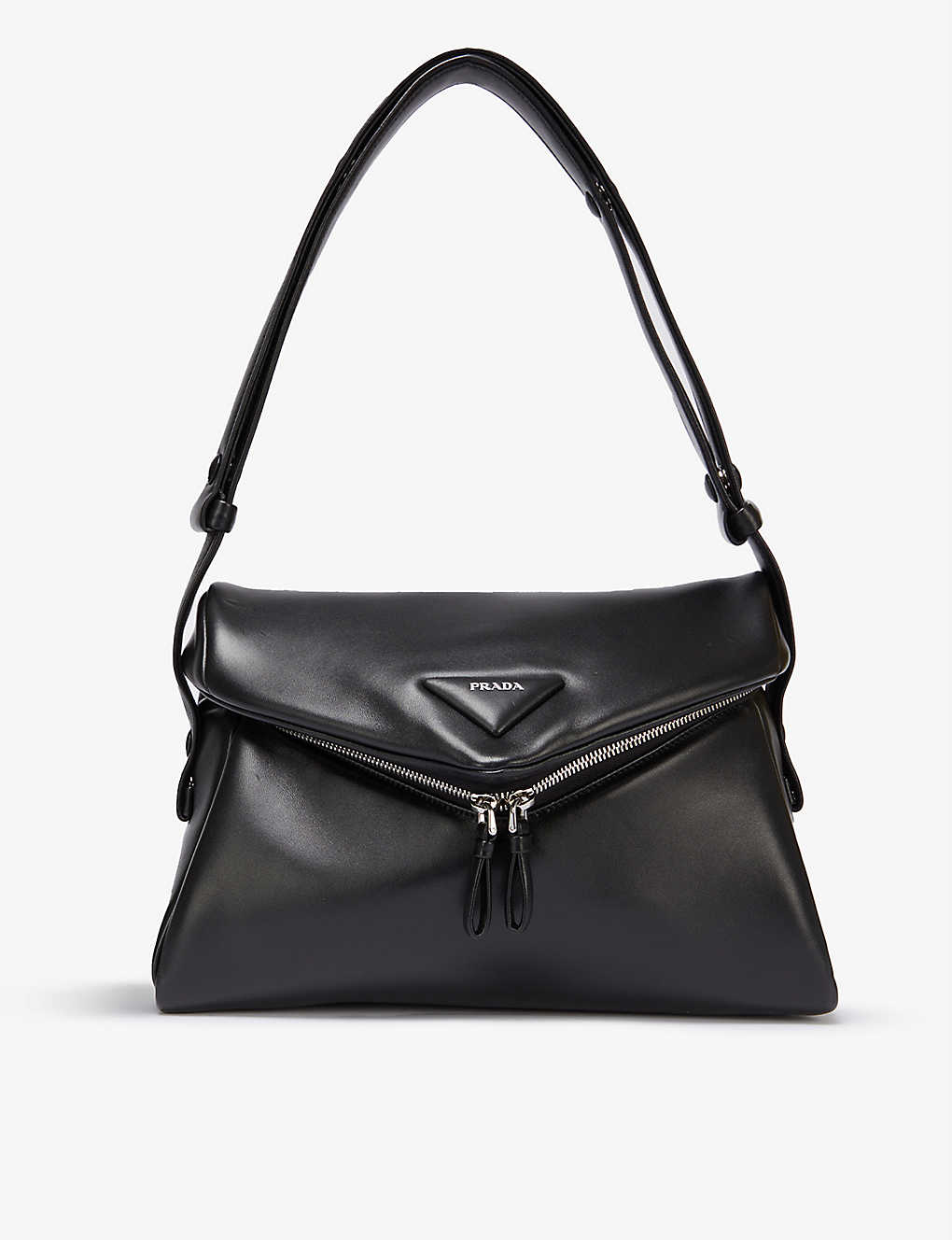 Branded leather hobo bag(9286901)