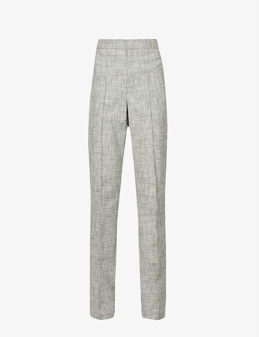 Lirokia slim-fit high-rise cotton-blend twill trousers(9307226)