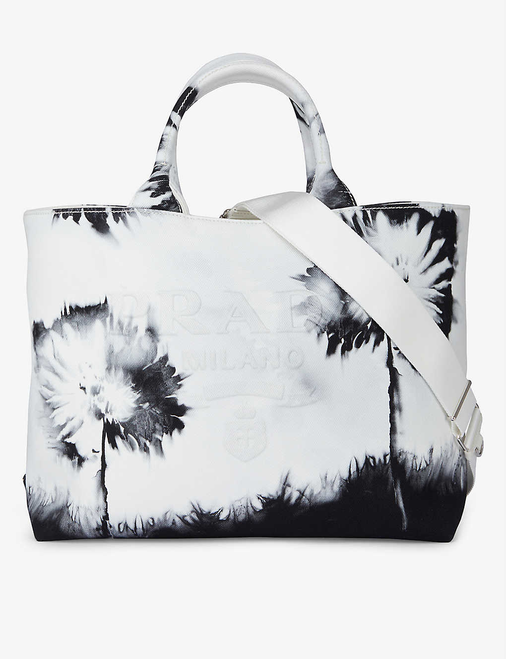 Branded tie-dye cotton-drill tote bag(9347349)
