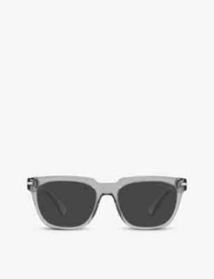 PRADA: PR 04YS acetate pillow sunglasses
