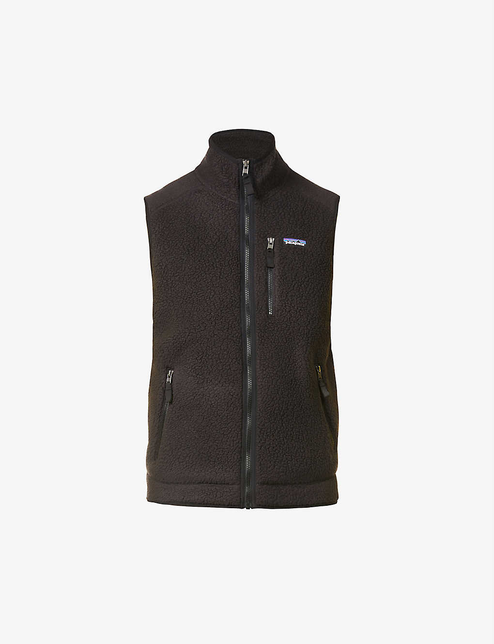 Retro Pile high-neck recycled-polyester vest(9476050)