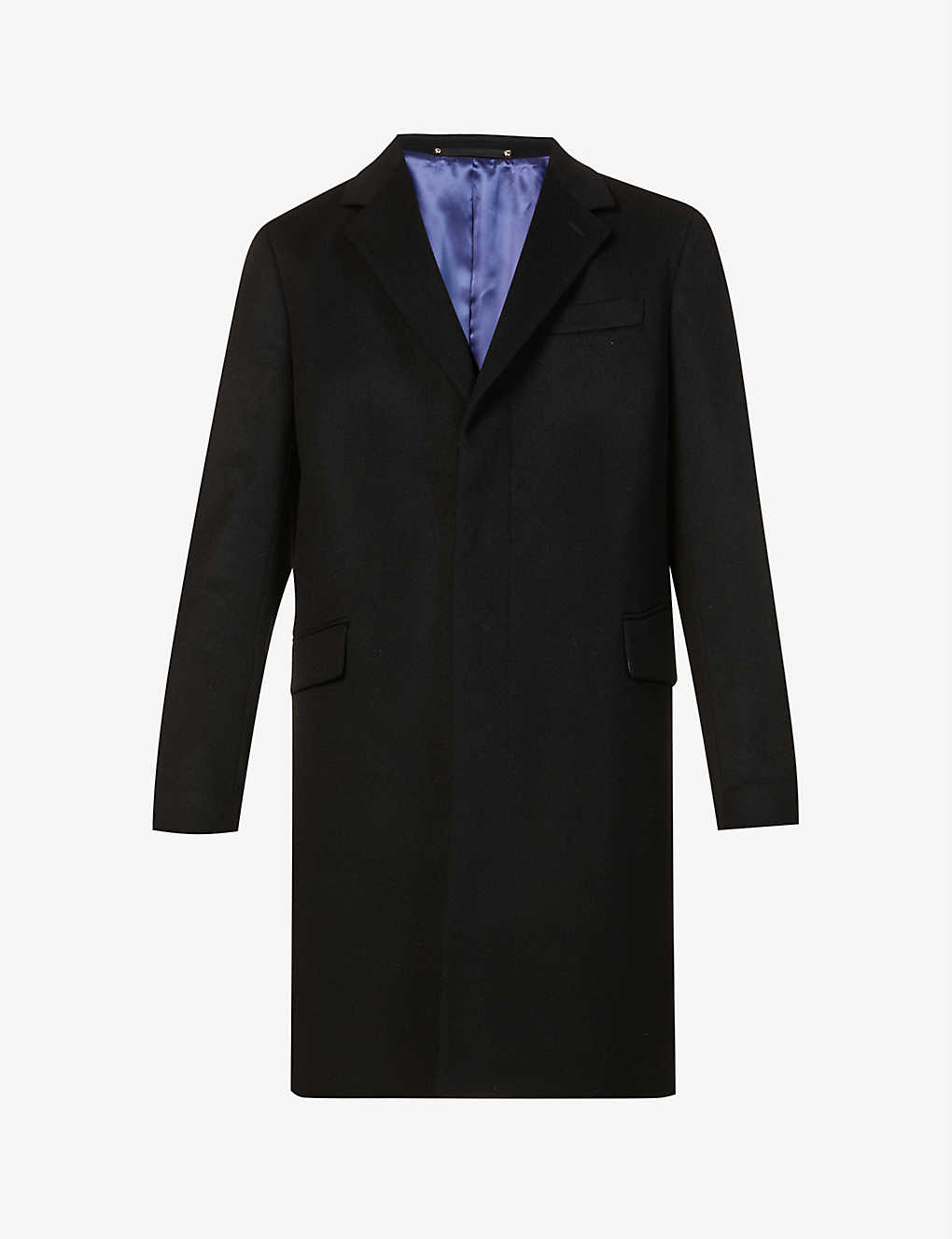 Single-breasted wool and cashmere-blend coat(9299986)