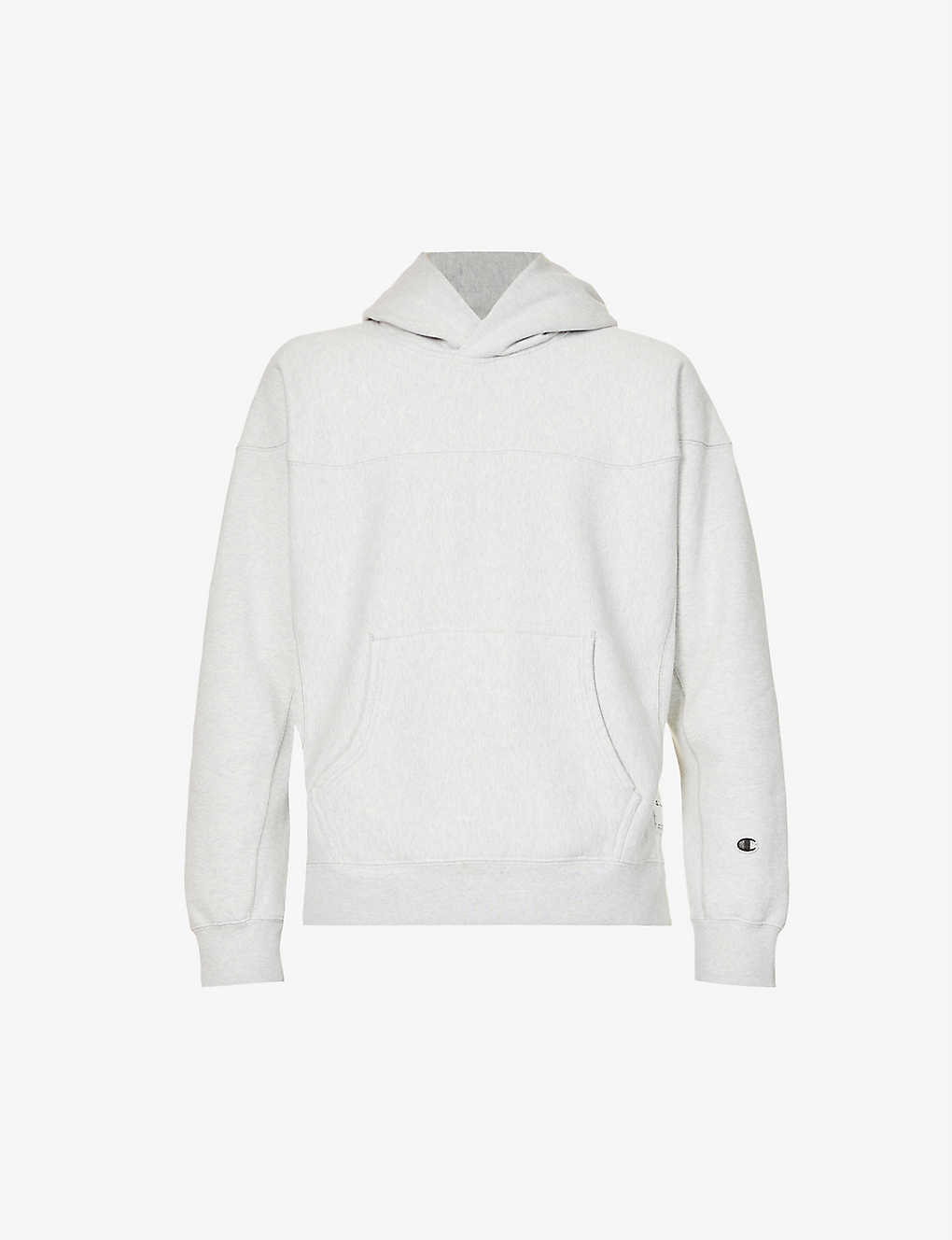 Logo-embroidered cotton-blend hoody(9424828)