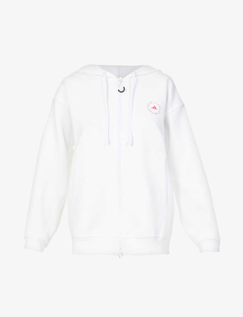 Logo-embroidered cotton-blend hoody(9342590)