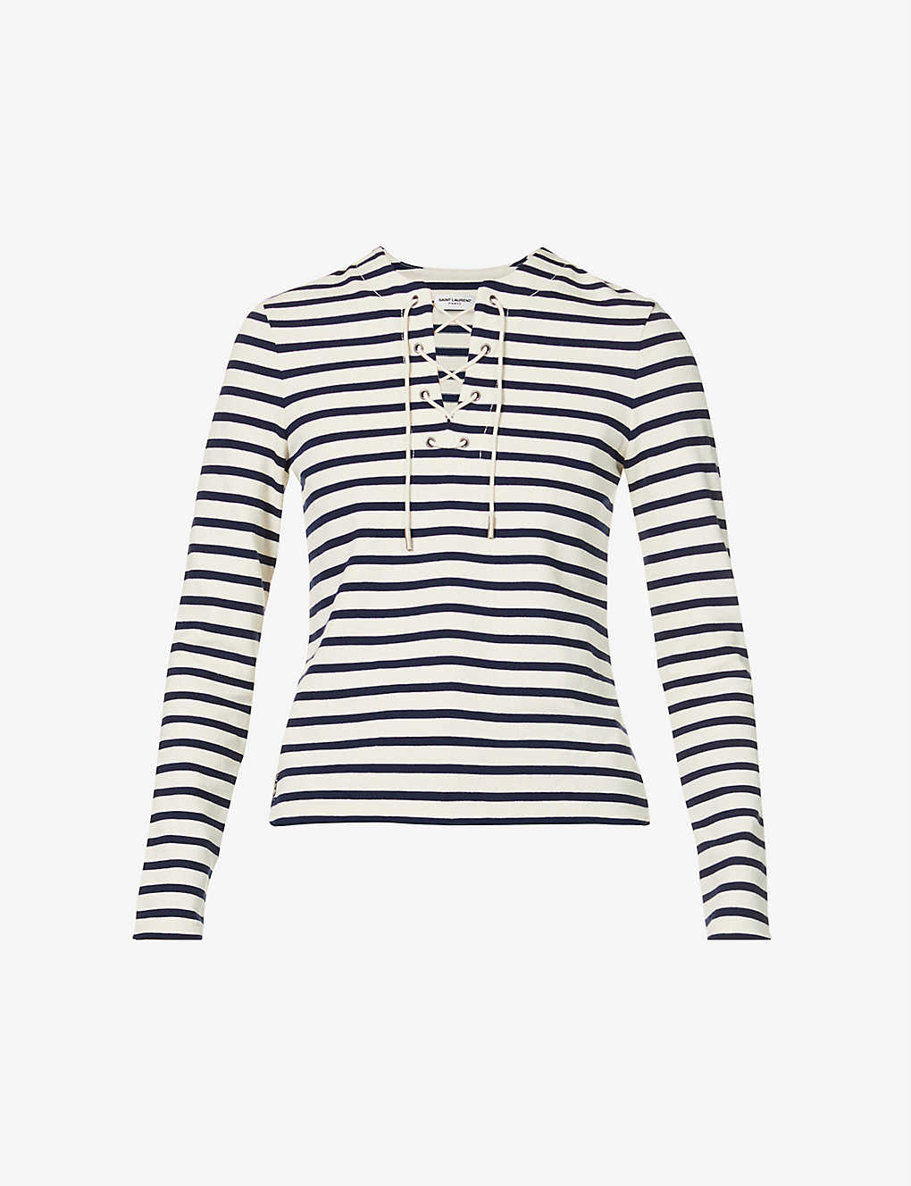 Marinere striped cotton-jersey top(9359947)
