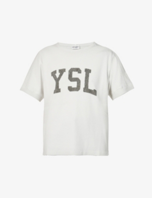 Logo-print scoop-neck cotton-jersey T-shirt(9394201)