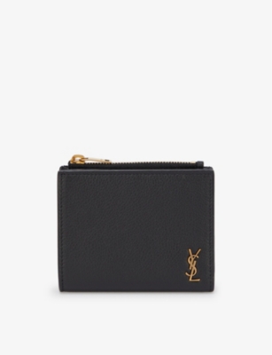 Monogram zipped leather wallet(9292304)