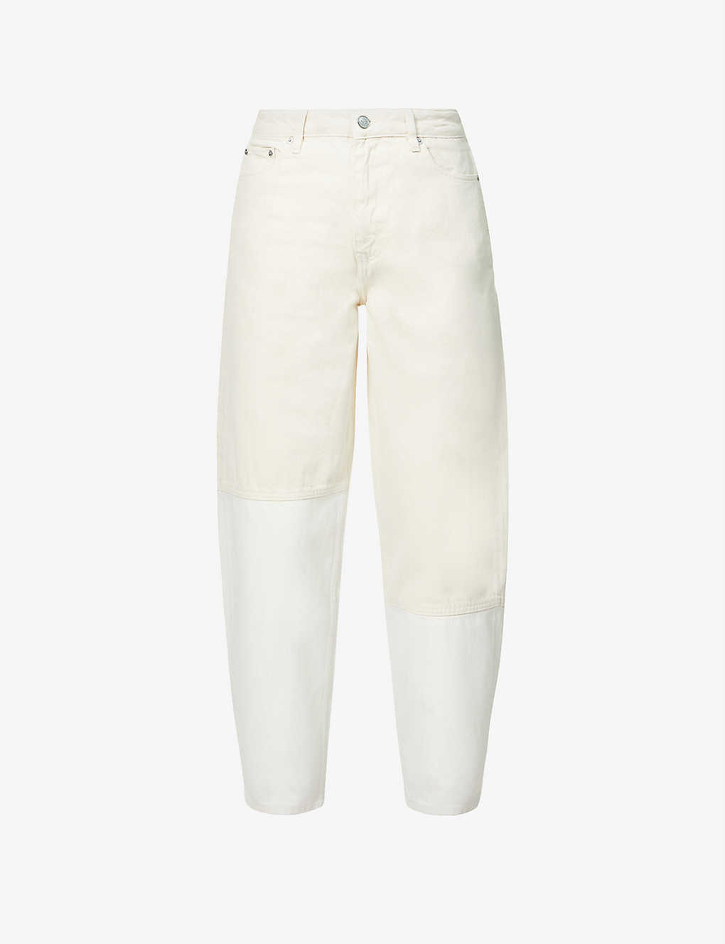 High-rise balloon-leg organic-cotton jeans(9437813)