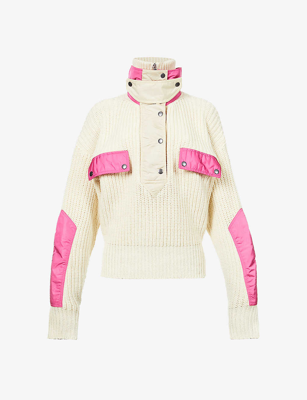 Dempster contrast-panel wool-blend jacket(9456571)