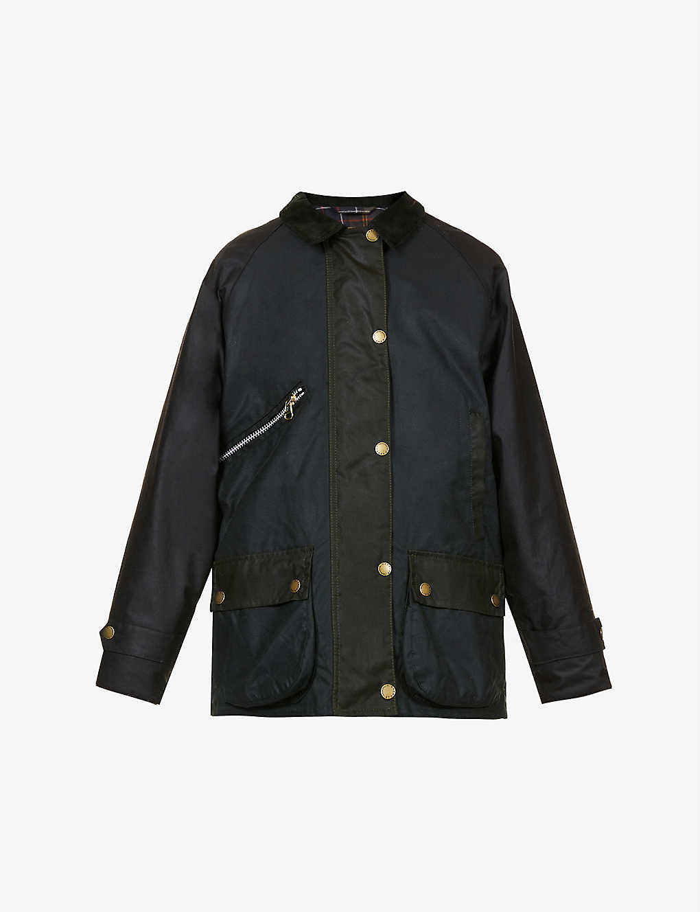 Barbour x Alexa Chung Benedict waxed-cotton jacket(9444996)