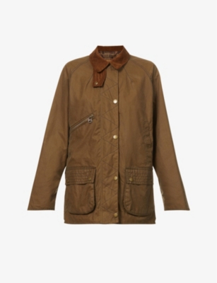 Barbour x Alexa Chung Carmen waxed-cotton jacket(9403872)