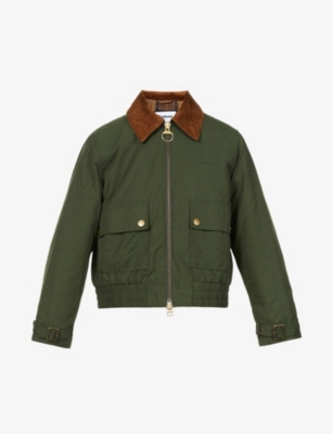 Barbour x Alexa Chung Elliot cotton-blend jacket(9442464)