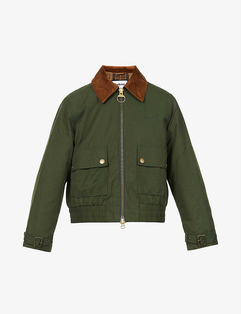 Barbour x Alexa Chung Elliot cotton-blend jacket(9442464)