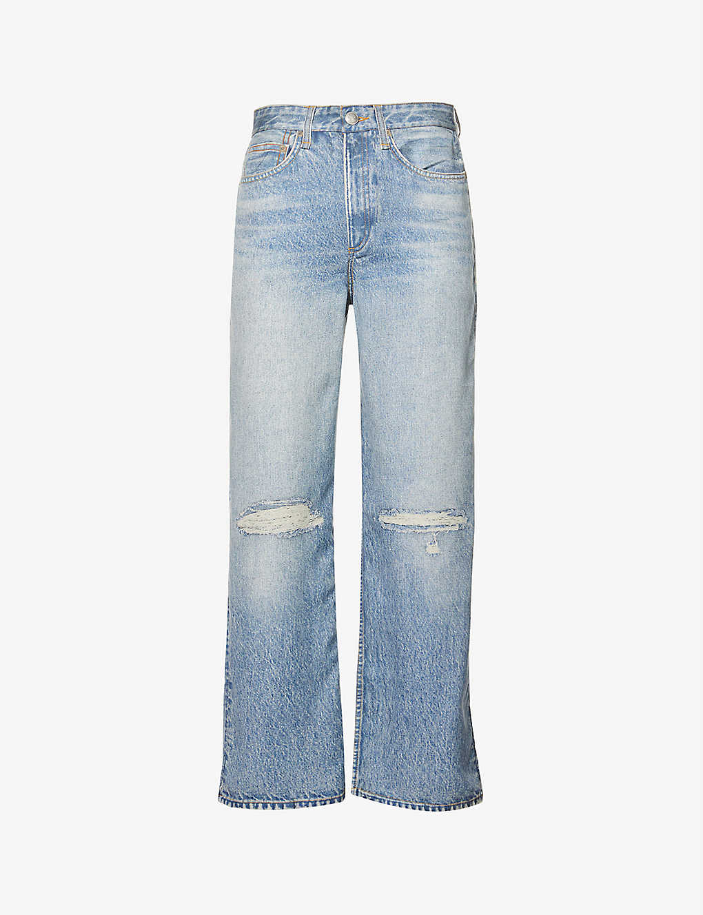 Liquid Miramar relaxed-fit ripped woven jeans(9366139)