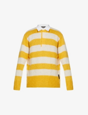 Striped mohair-blend jumper(9312546)