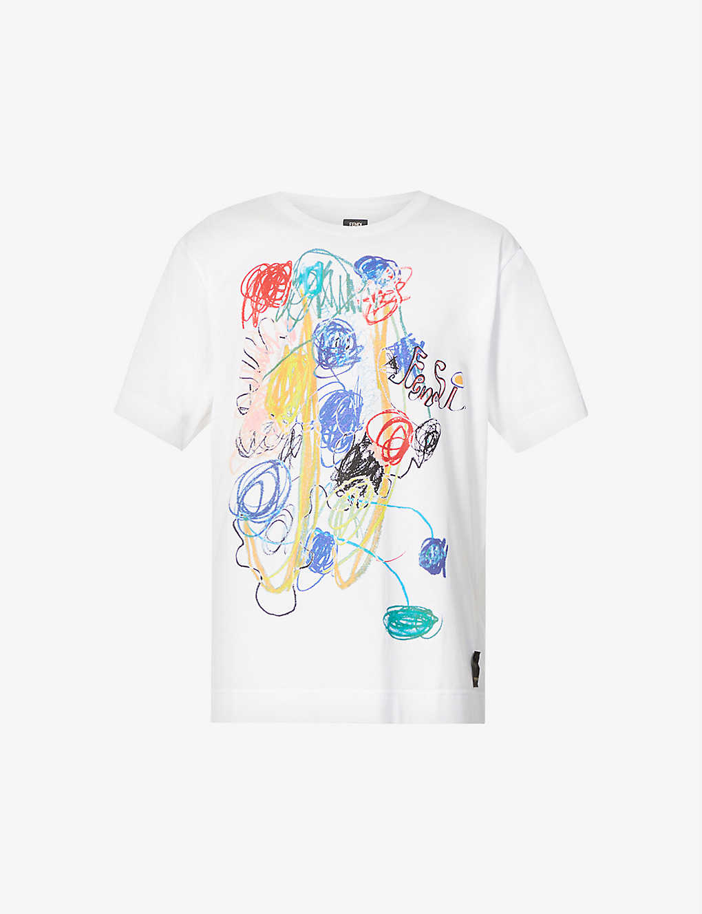 Wanderer abstract-pattern cotton-jersey T-shirt(9380115)
