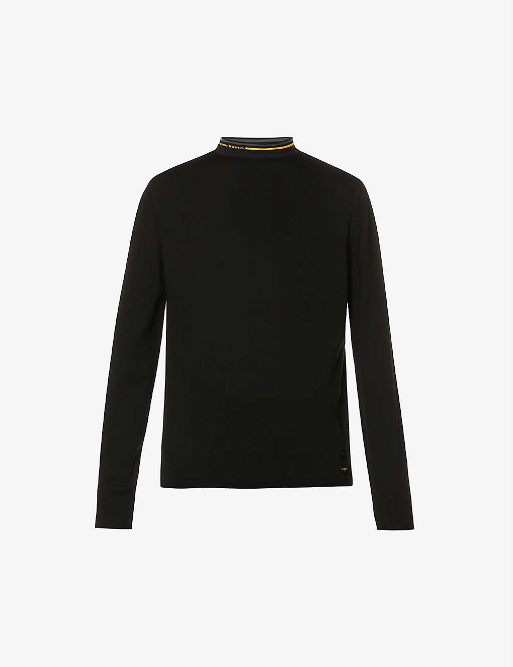 Roma brand-stripe wool-blend jumper(9339263)