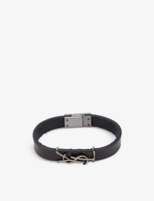 Opyum brand-embossed leather bracelet(9325158)