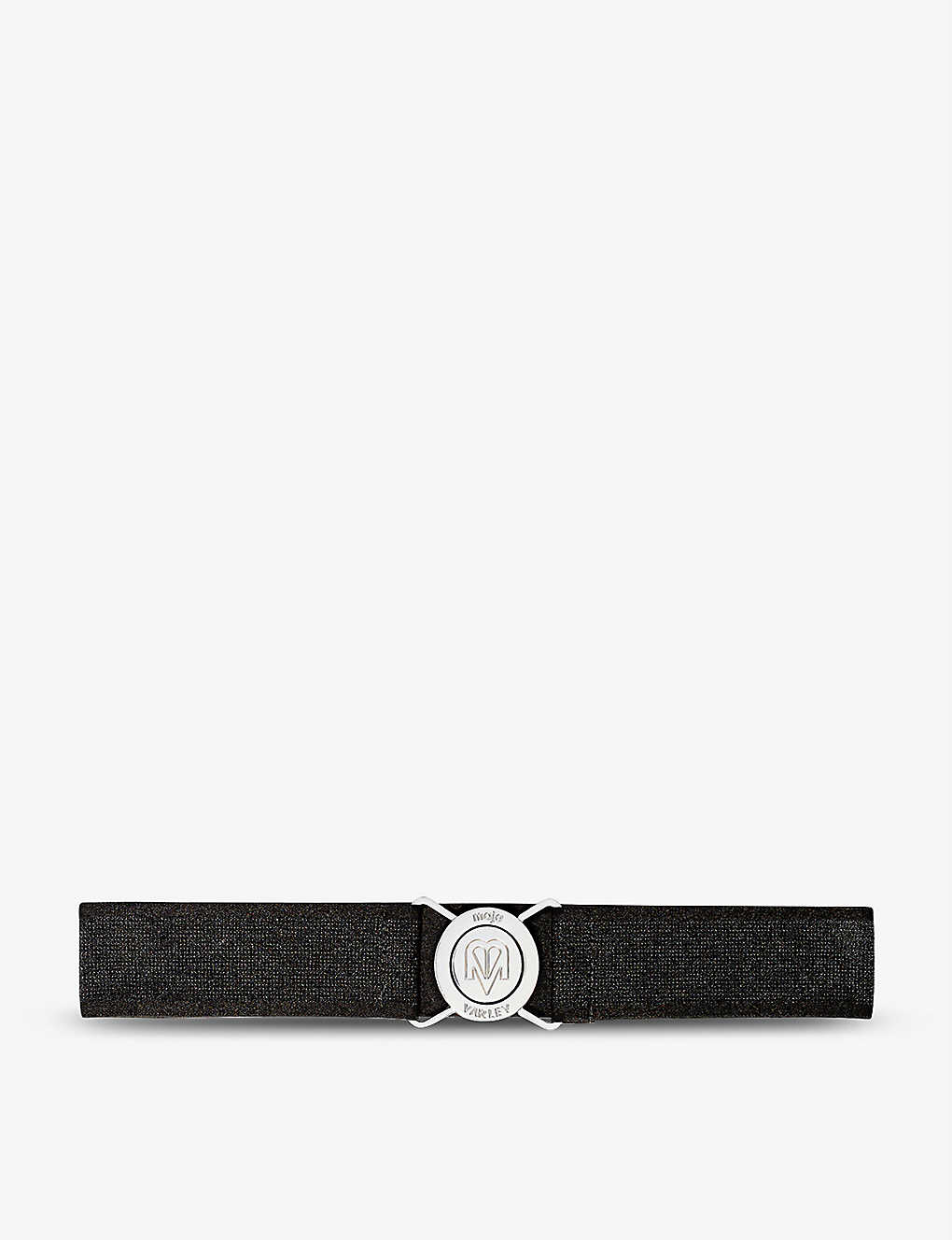Maje x Varley Anna brand-engraved woven belt(9428850)