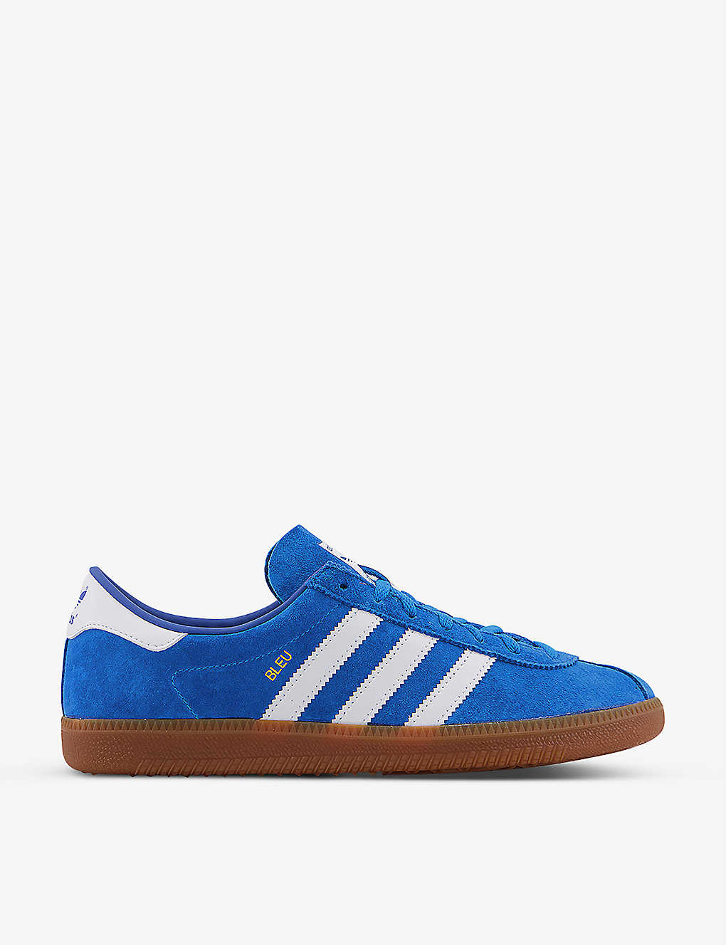 Bleu branded suede low-top trainers(9327814)