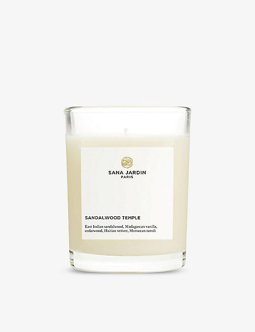 SANA JARDIN: Sandalwood Temple scented candle 190g