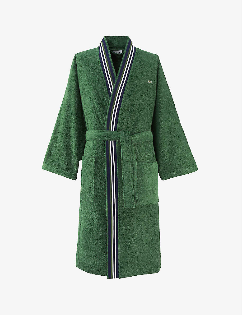 Club kimono-style organic terry cotton bathrobe(9349633)