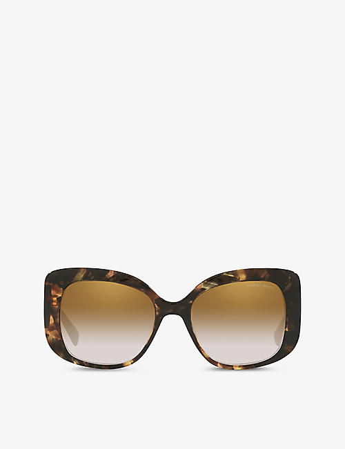 GIORGIO ARMANI: AR8150 square-frame acetate sunglasses