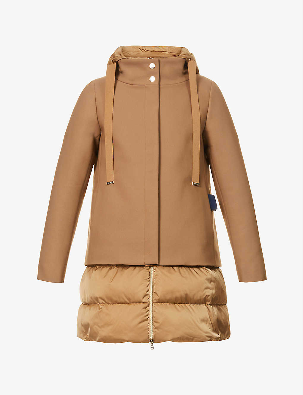 City Glam padded cotton-blend coat(9389197)