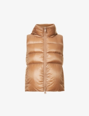 Patent padded shell gilet(9387523)