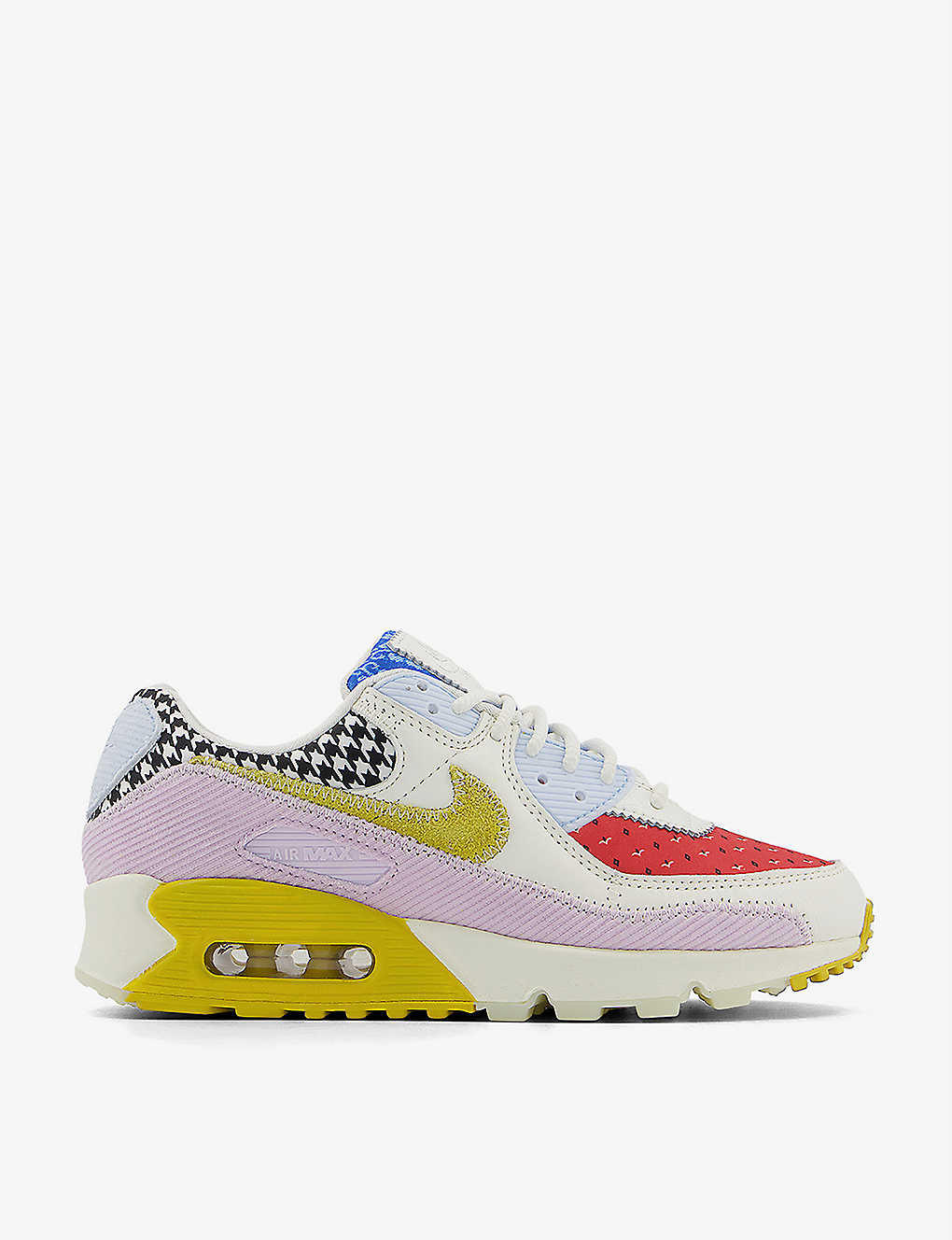 Air Max 90 leather and mesh low-top trainers(9396003)