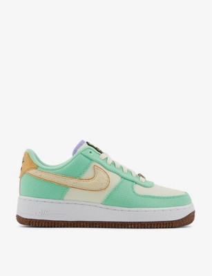 Air Force 1 ’07 suede and canvas trainers(9349874)