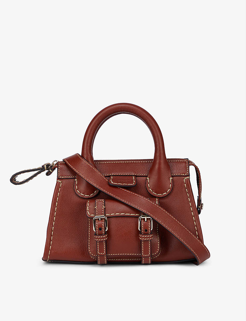 Edith small leather top-handle bag(9377567)
