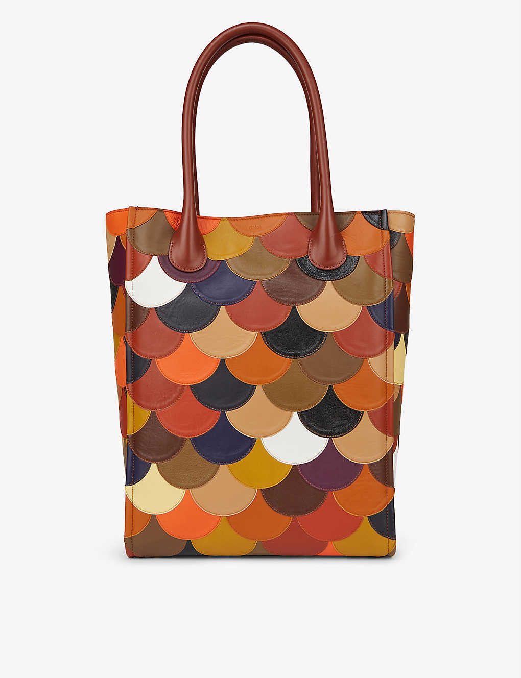 Joyce patchwork leather tote bag(9377565)