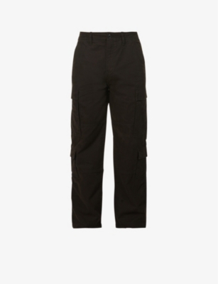 Surplus relaxed-fit straight-leg cotton trousers(9448459)