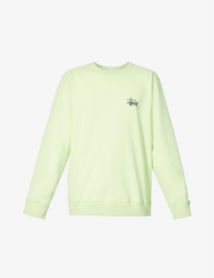 Basic logo-print cotton-blend jersey sweatshirt(9363066)