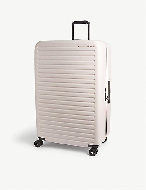 SAMSONITE: StackD Spinner hard case 4 wheel polycarbonate cabin suitcase 81cm