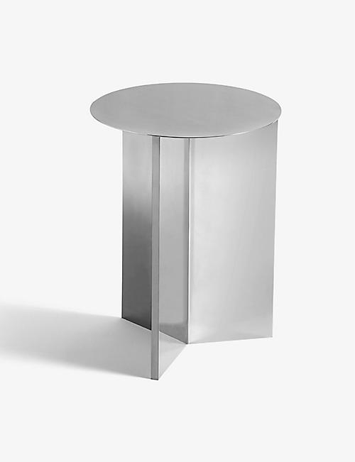 HAY: Slit polished side table 47cm x 35cm