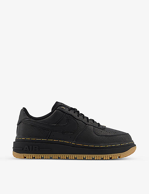 NIKE: Air Force 1 Luxe leather low-top trainers