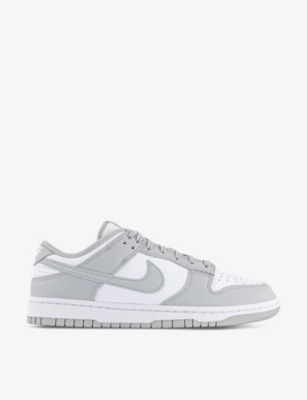 NIKE: Dunk low-top leather trainers