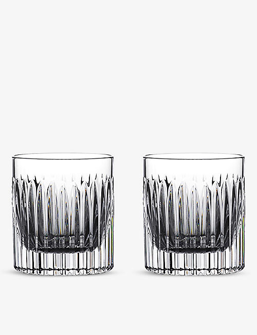 WATERFORD: Aras crystal tumblers set of two