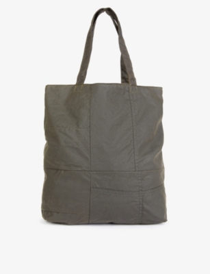 Re-Loved upcycled waxed-cotton tote bag(9438576)