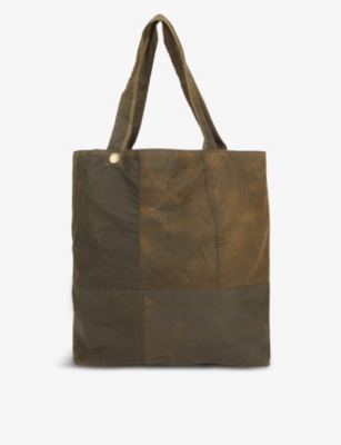 Re-Loved upcycled waxed-cotton tote bag(9436815)