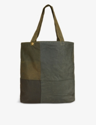 Re-Loved upcycled waxed-cotton tote bag(9436872)