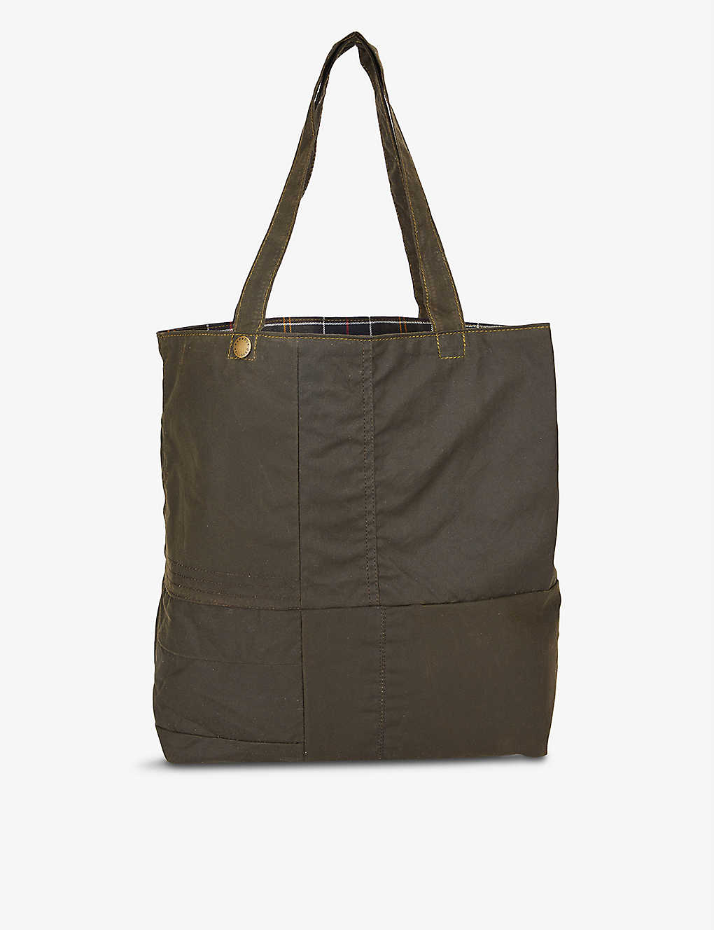 Re-Loved upcycled waxed-cotton tote bag(9439866)