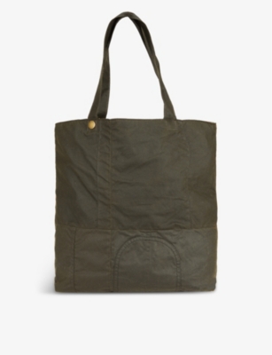 Re-Loved upcycled waxed-cotton tote bag(9436870)