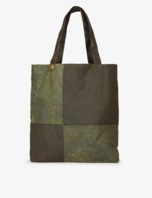 Re-Loved upcycled waxed-cotton tote bag(9436880)
